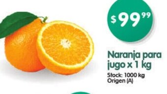 Supermercados Buenos Días Naranja Para Jugo x 1 kg oferta