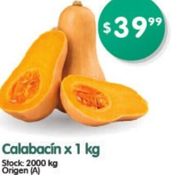 Supermercados Buenos Días Calabacín x 1 kg oferta