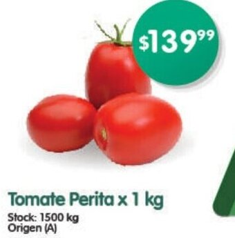 Supermercados Buenos Días Tomate Perita x 1 kg oferta