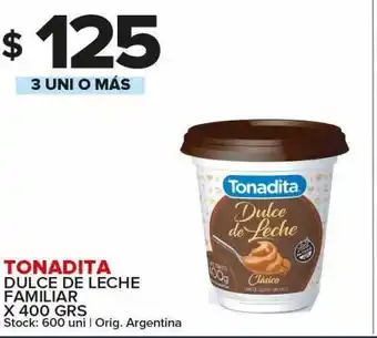 Carrefour Maxi Dulce de leche tonadita x 400g oferta