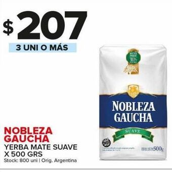 Carrefour Maxi Yerba mate nobleza gaucha 500g oferta