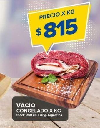 Carrefour Maxi Vacio congelado x kg oferta