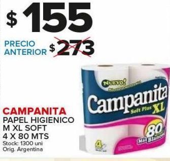 Carrefour Maxi Papel higiénico campanita oferta