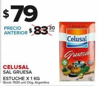 Carrefour Maxi Sal gruesa celusal kg oferta