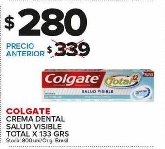 Carrefour Maxi Crema dental colgate 133g oferta