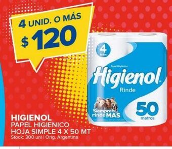 Carrefour Maxi Papel higiénico higienol oferta