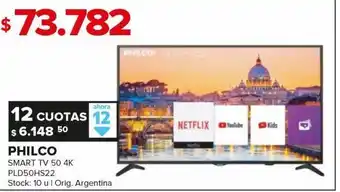 Carrefour Maxi Smart tv 3d 50'' 4k philco oferta