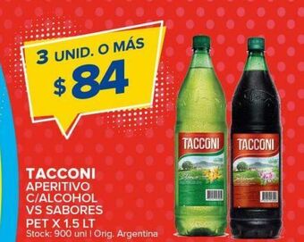 Carrefour Maxi Aperitivos tacconi 1.5lt oferta