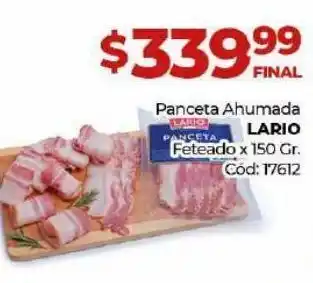 Diarco Panceta ahumada lario x 150g oferta