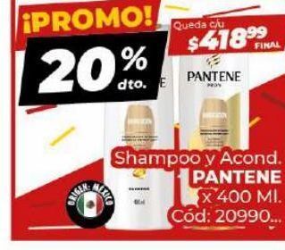 Diarco Shampoo y acondicionador pantene x 400ml oferta