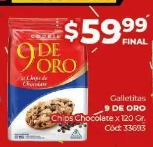 Diarco Galletitas 9 de oro x 120g oferta