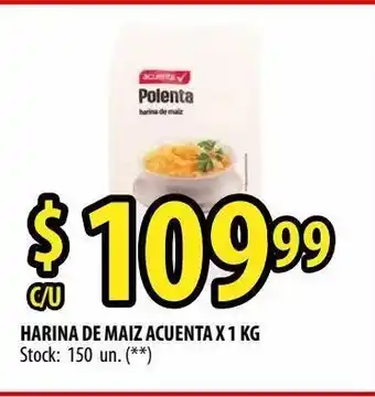 Punto Mayorista Harina de maiz acuenta x 1 kg oferta