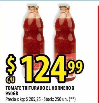 Punto Mayorista Tomate triturado el hornero x 950gr oferta