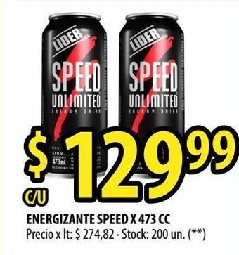 Punto Mayorista Energizante speed x 473 cc oferta