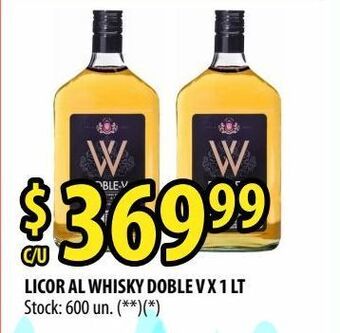 Punto Mayorista Licor al whisky doble v x 1 lt oferta