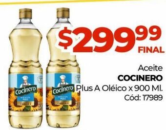 Diarco Aceite cocinero plus a oléico 900ml oferta