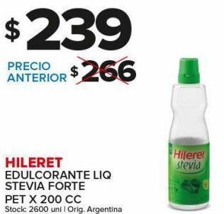 Carrefour Maxi Edulcorante hileret x 200cc oferta