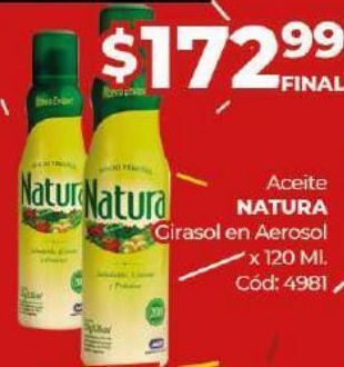 Diarco Aceite natura girasol en aerosol oferta
