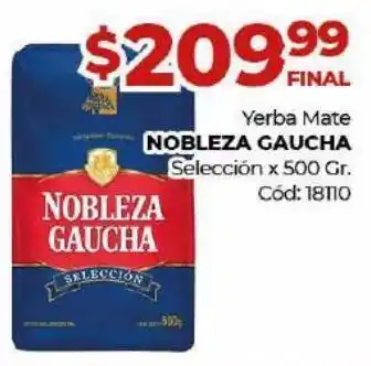 Diarco Yerba mate nobleza gaucha 500g oferta
