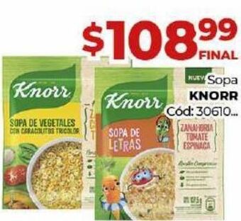 Diarco Sopa knorr oferta