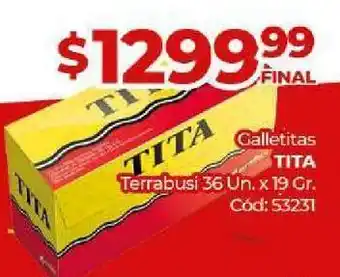 Diarco Galletas tita 19g 36un oferta