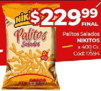 Diarco Palitos salados nikitos oferta