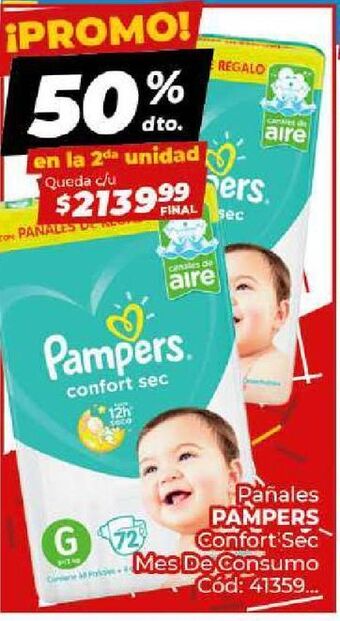 Diarco Pañales pampers oferta