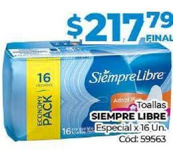 Diarco Toallas siempre libre oferta