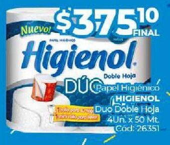 Diarco Papel higiénico higienol oferta
