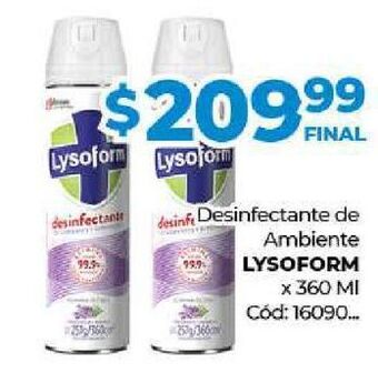 Diarco Desinfectante de ambiente lysoform oferta