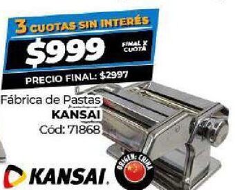 Diarco Fábrica de pastas kansai oferta