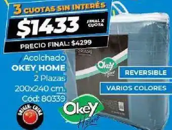 Diarco Acolchado okey home oferta