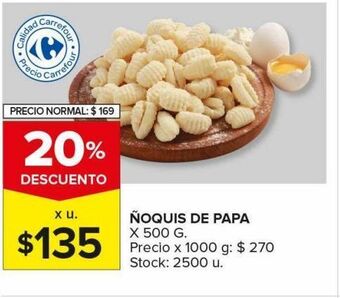 Carrefour Maxi Ñoquis de papa 500g oferta