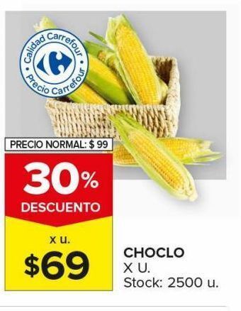 Carrefour Maxi Choclo x un oferta