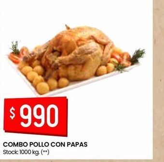 Changomas Combo pollo con papas oferta