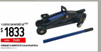 Changomas Criquet carrito 2t caja plastica oferta