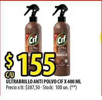 Punto Mayorista Ultrabrillo Anti Polvo Cif oferta