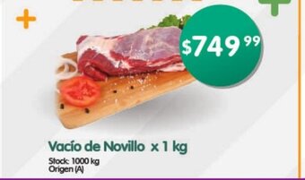 Supermercados Buenos Días Vacio de Novillo x 1 kg oferta
