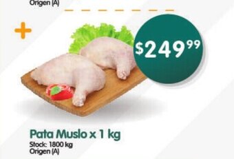 Supermercados Buenos Días Pata Muslo x 1 kg oferta