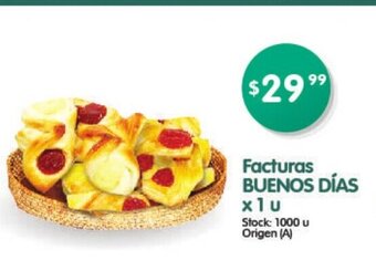 Supermercados Buenos Días Facturas Buenos Días x 1 u oferta