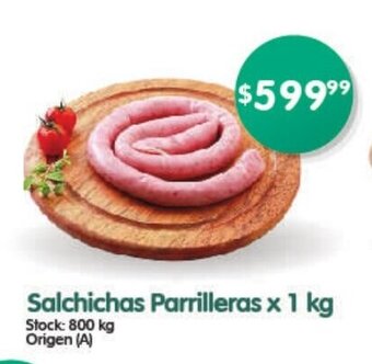 Supermercados Buenos Días Salchichas Parrilleras x 1 kg oferta