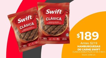 Supermercados Tadicor Swift Hamburguesas De Carne oferta