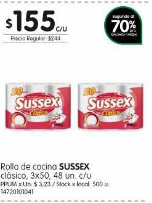 Jumbo Rollos de cocina sussex oferta