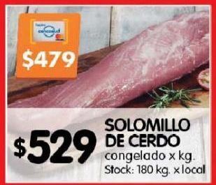 Disco Solomillo de cerdo congelado kg oferta