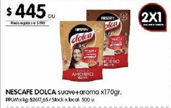 Disco Cafe nescafé dolca 170g oferta