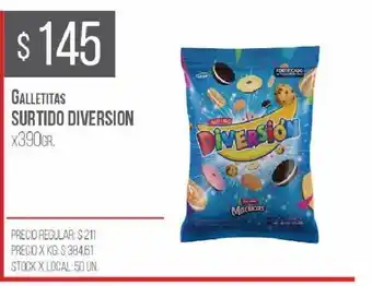 Disco Galletitas surtido diversion x 390g oferta