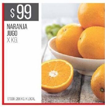 Disco Naranjas para jugo x kg oferta