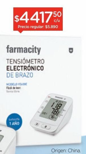 Farmacity Tensiometro digital automatico de brazo oferta