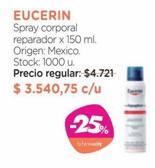 Farmacity Spray corporal reparador eucerin aquaphor para piel seca x 150 ml oferta