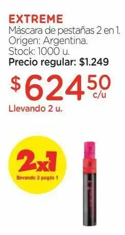 Farmacity Máscara de pestañas 2 en 1 black x 9 gr oferta